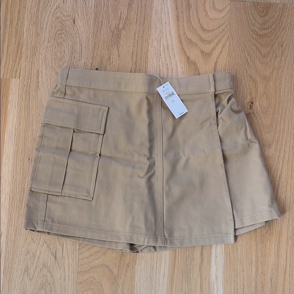 Gap Kids Stylish Tan Cargo Wrap Skort Size 10